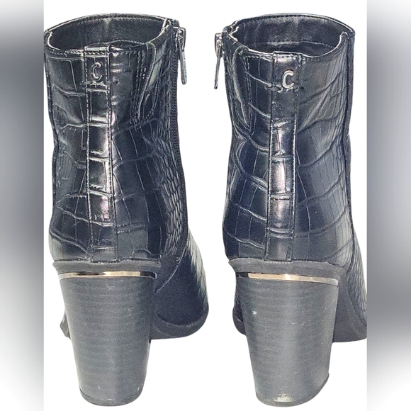 Circus by Sam Edelman Womens Cal Faux Leather Pointed Toe Ankle Boots, Size 10 - Picture 4 of 12